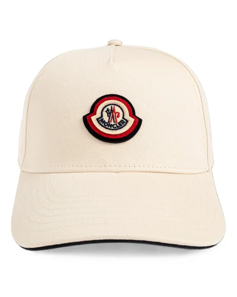 Moncler Baseballkappe mit Logo-Patch - Nude Nude