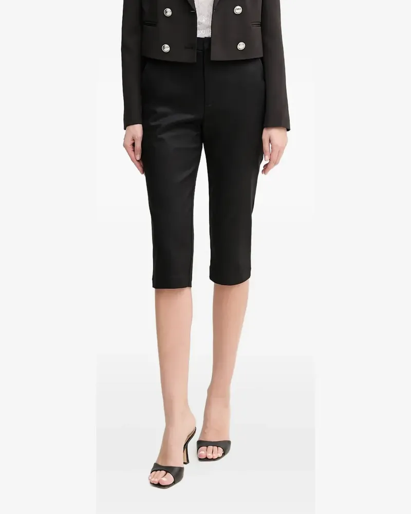 Guess Hose mit Logo-Schild - Schwarz Schwarz