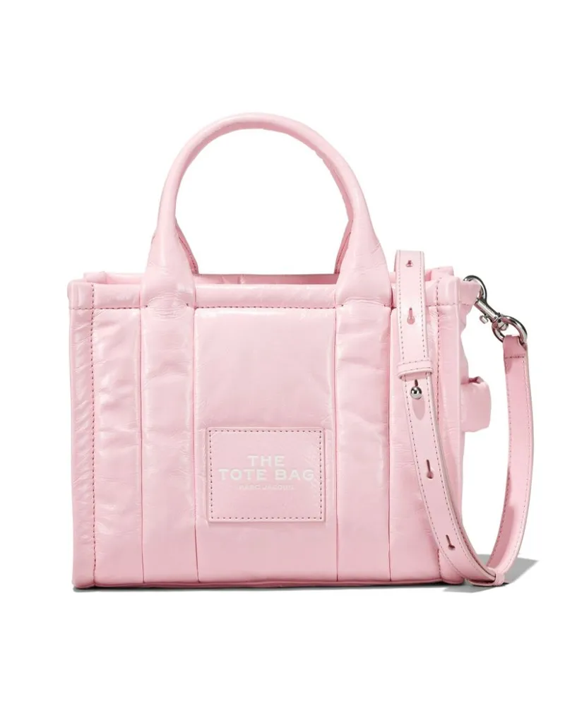 Marc Jacobs Kleine The Shiny Crinkle Tote Handtasche - Rosa Rosa