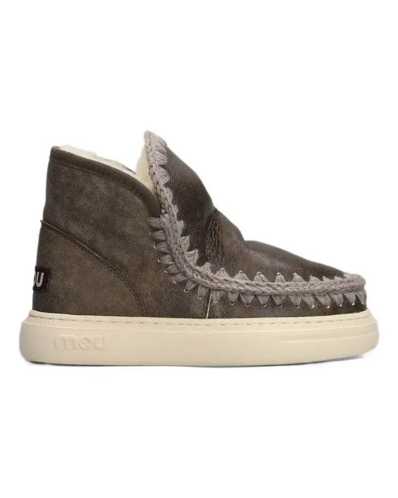 Mou crochet-trim ankle boots - Braun Braun