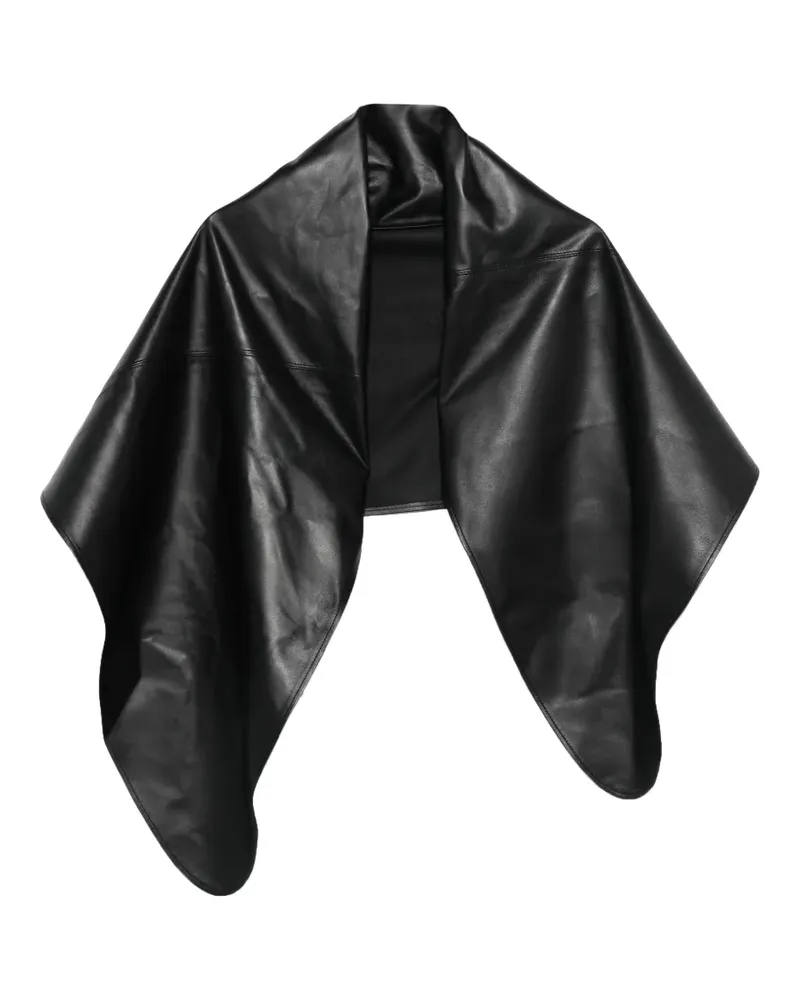 Totême Schal aus Leder - Schwarz Schwarz