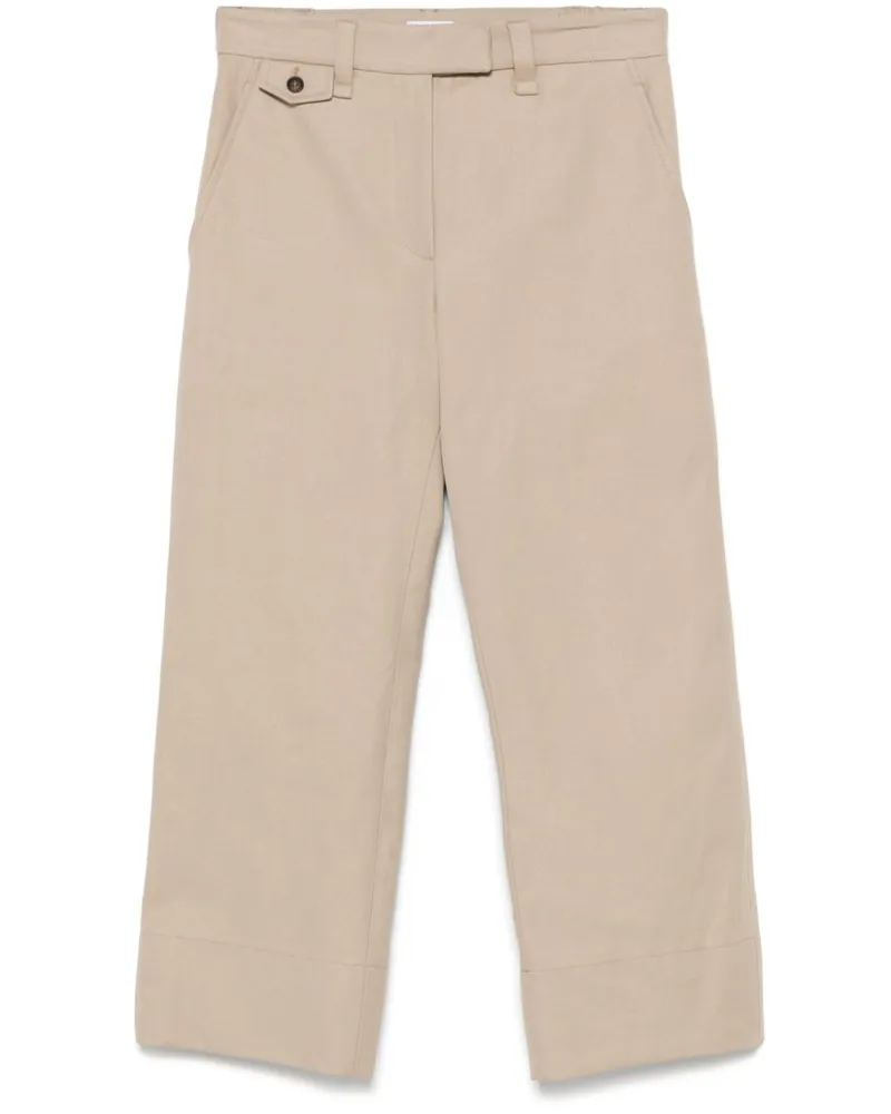 Brunello Cucinelli Hose aus Twill - Nude Nude
