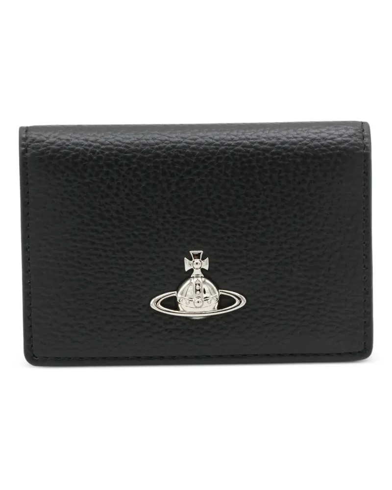 Vivienne Westwood Orb-plaque wallet - Schwarz Schwarz