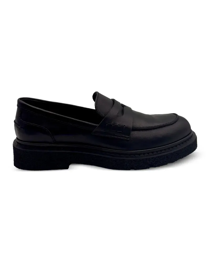 Guglielmo Rotta Klassische Penny-Loafer - Schwarz Schwarz