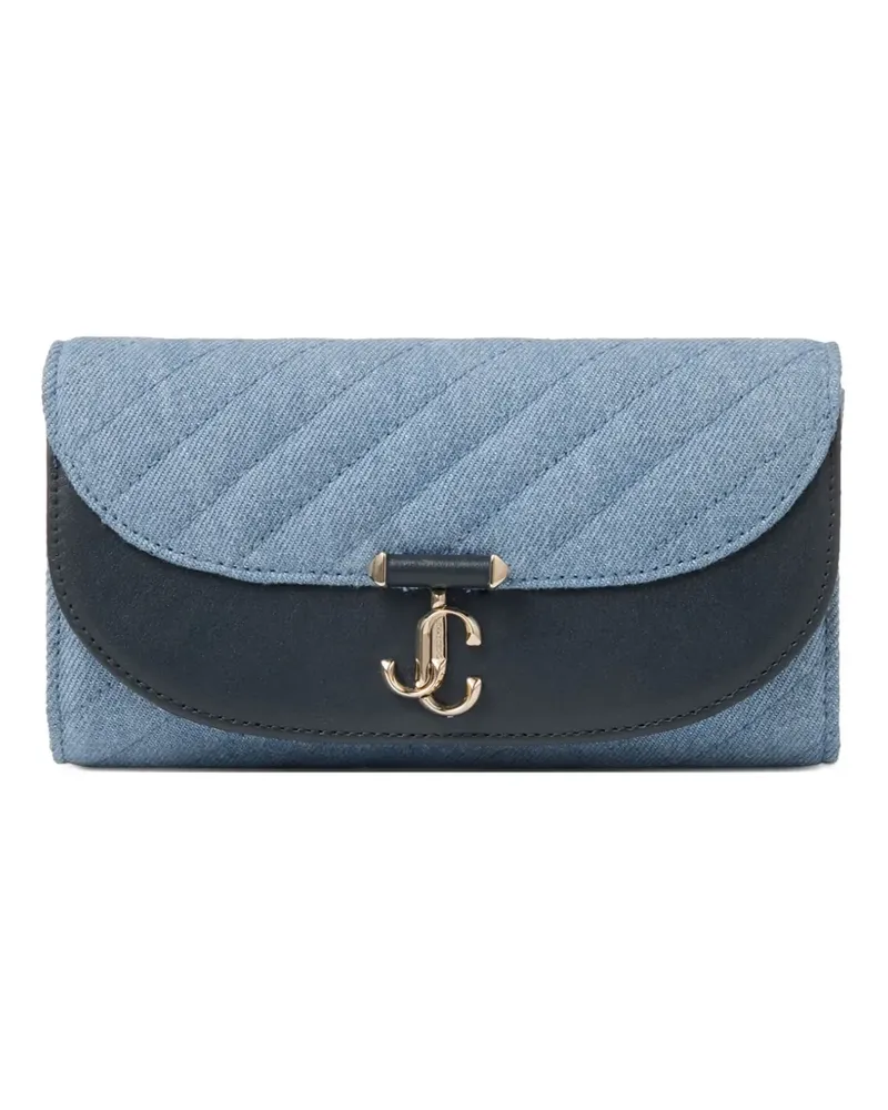 Jimmy Choo Gesteppte Curve Clutch - Blau Blau