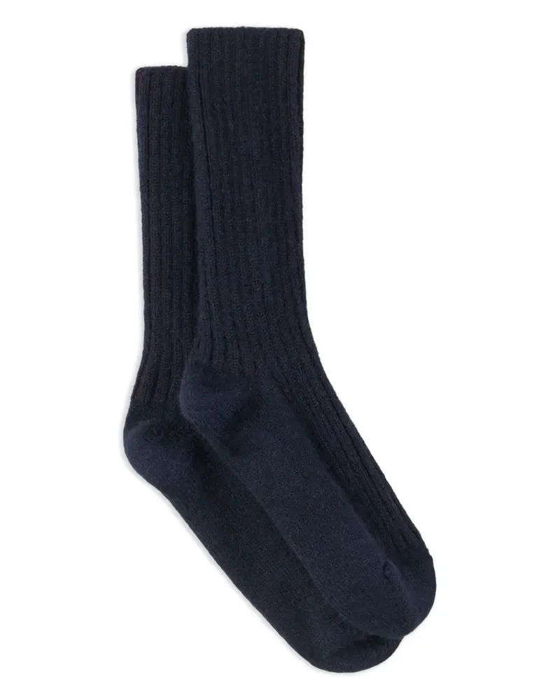 Etro Gerippte Socken - Blau Blau