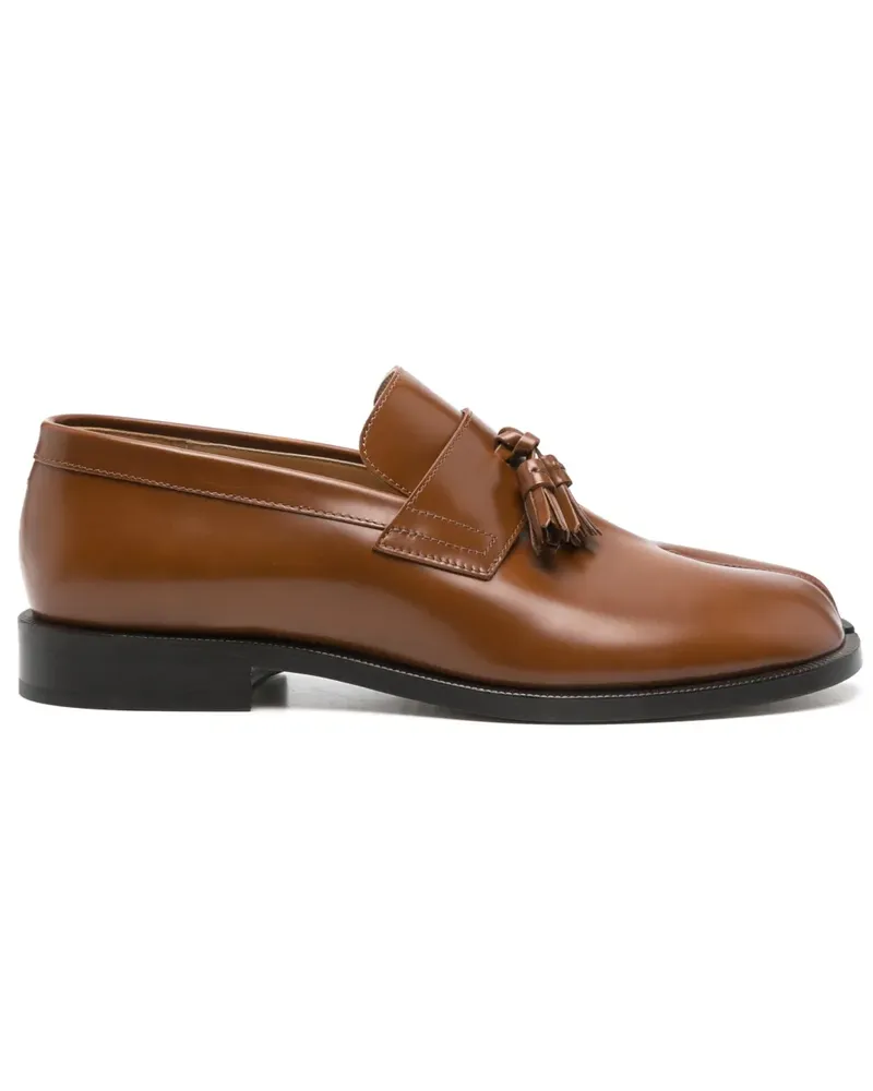 Maison Margiela Tabi Loafer mit Quasten - Braun Braun