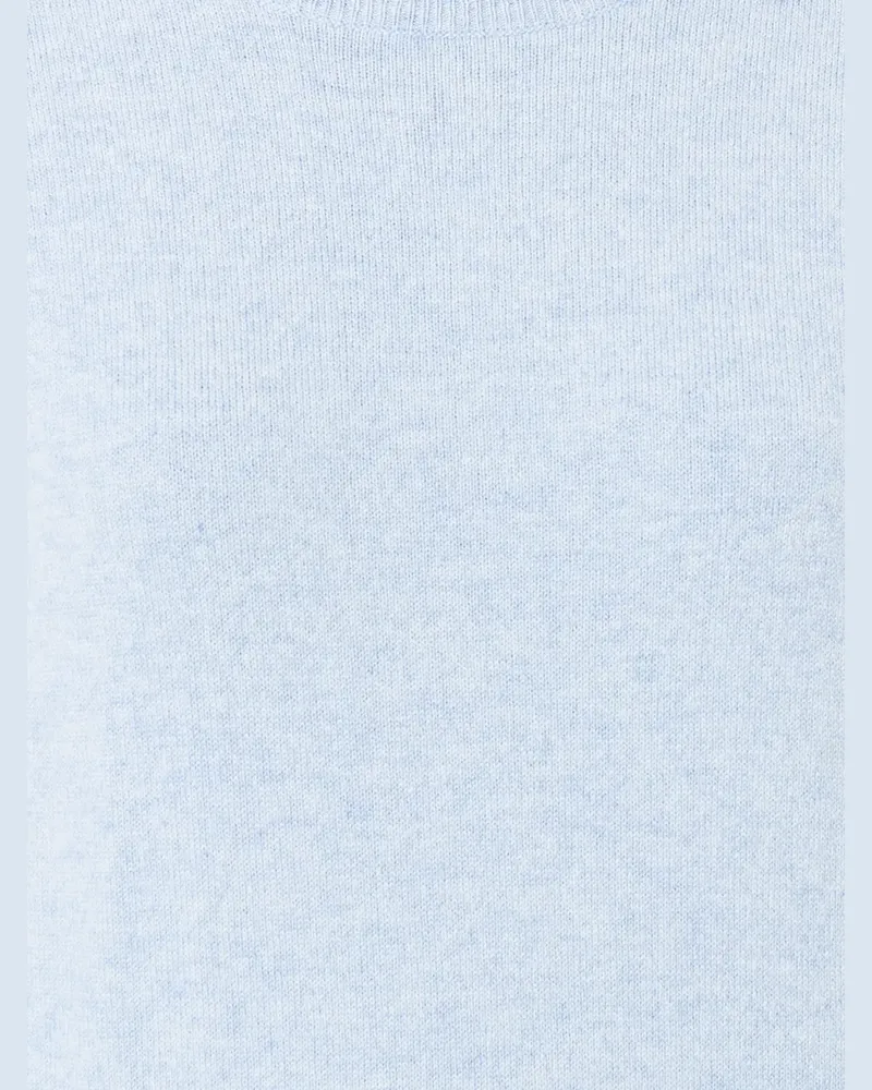 N.Peal Kaschmirpullover mit rundem Ausschnitt - Blau Blau