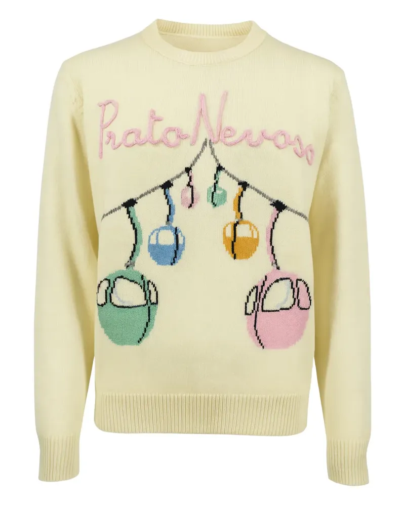 MC2 Saint Barth Strick mit aufgestickten Zopfmuster - Nude Nude