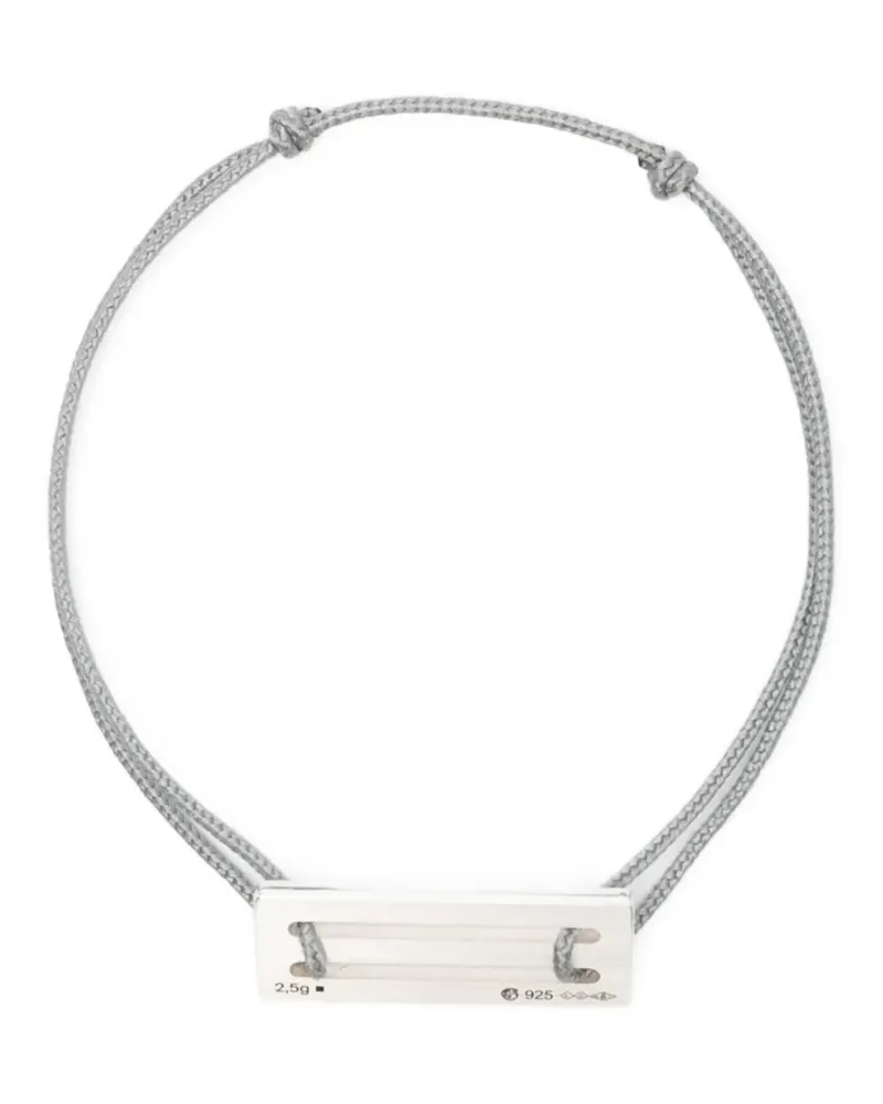 Le Gramme Kordelarmband - Silber Silber