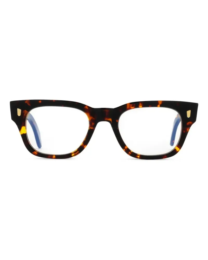 Cutler and Gross 1421 Brille mit eckigem Gestell - Braun Braun