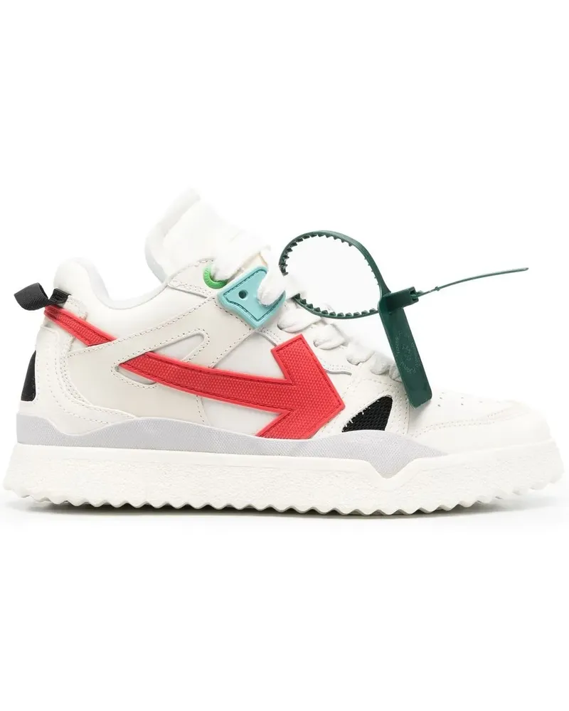 OFF-WHITE Mid Top Sponge Sneakers - Weiß Weiß