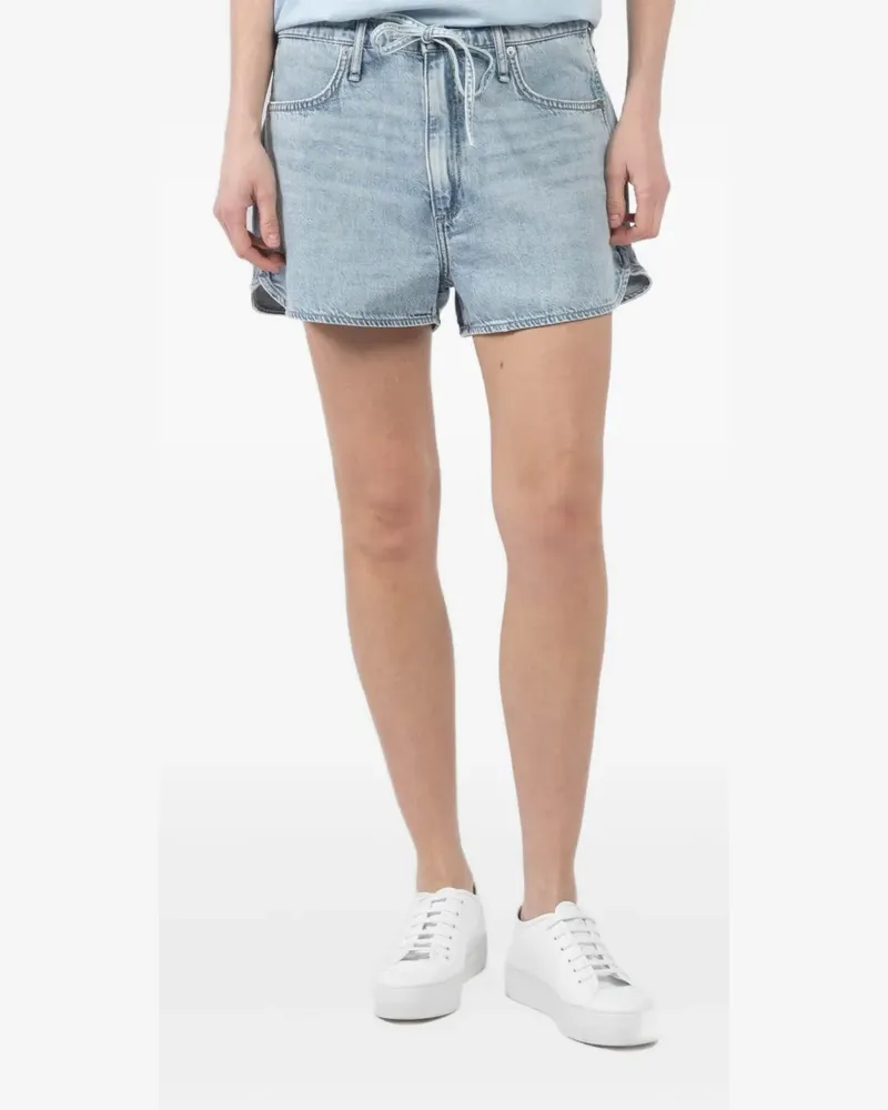 Rag & Bone Shorts mit hohem Bund - Blau Blau