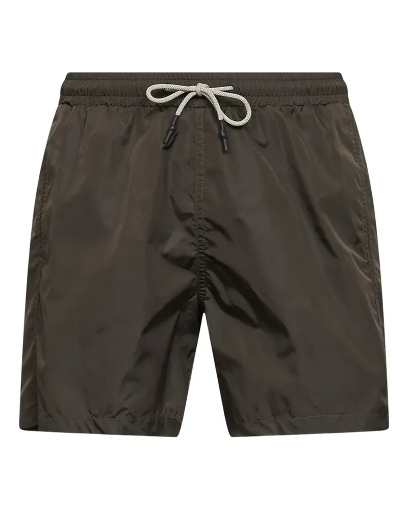 D4.0 drawstring-waist swim shorts - Grün Grün