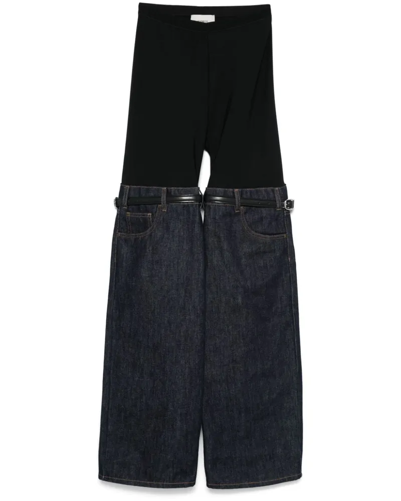 COPERNI Ausgestellte Hose mit Streifen - Schwarz Schwarz