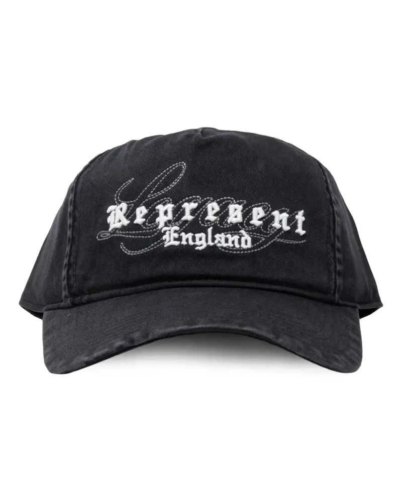 REPRESENT Baseballkappe mit Stickerei - Schwarz Schwarz