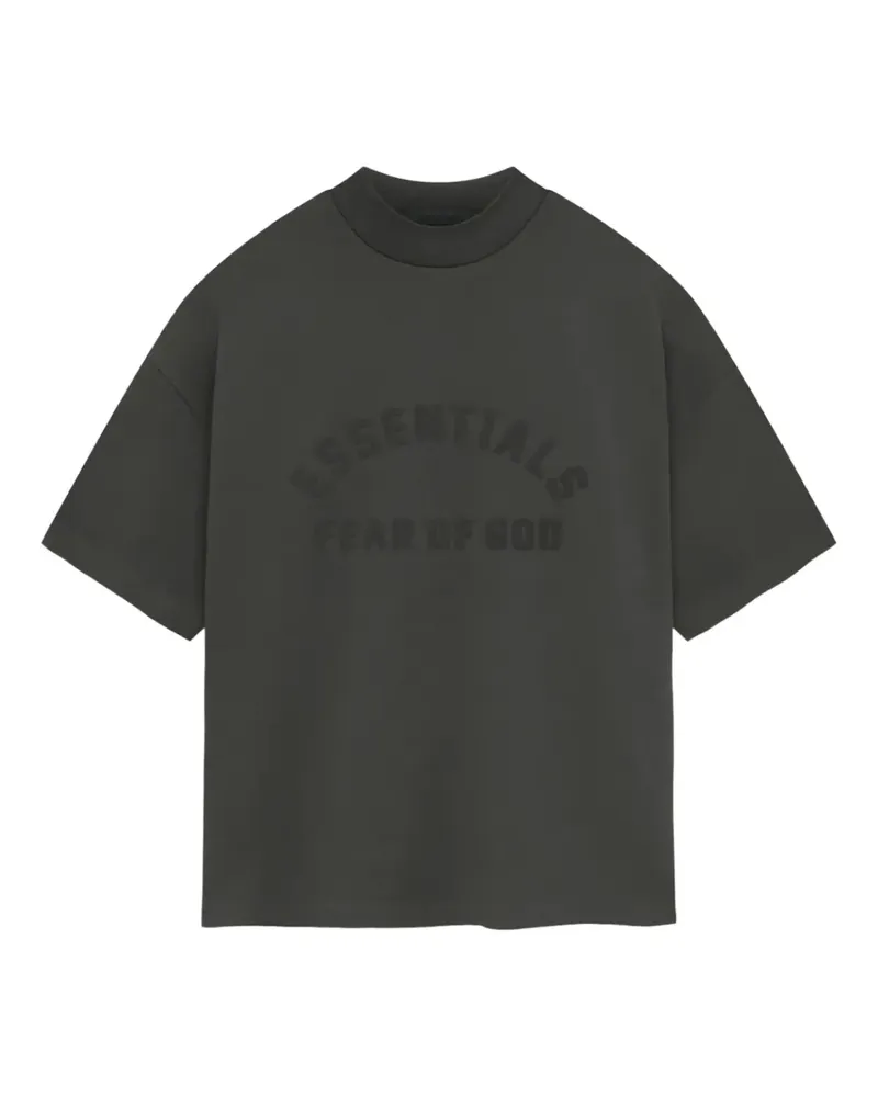 Fear of God logo-detail crewneck T-shirt - Grün Grün