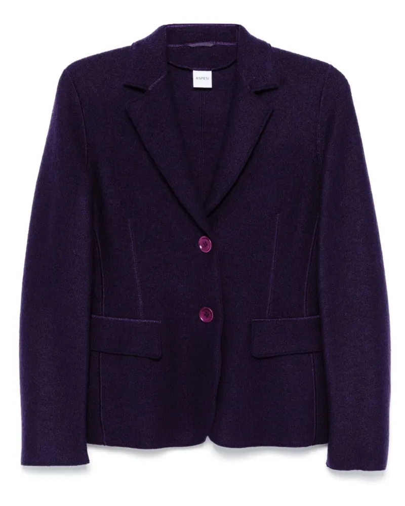 ASPESI Klassischer Blazer - Violett Violett