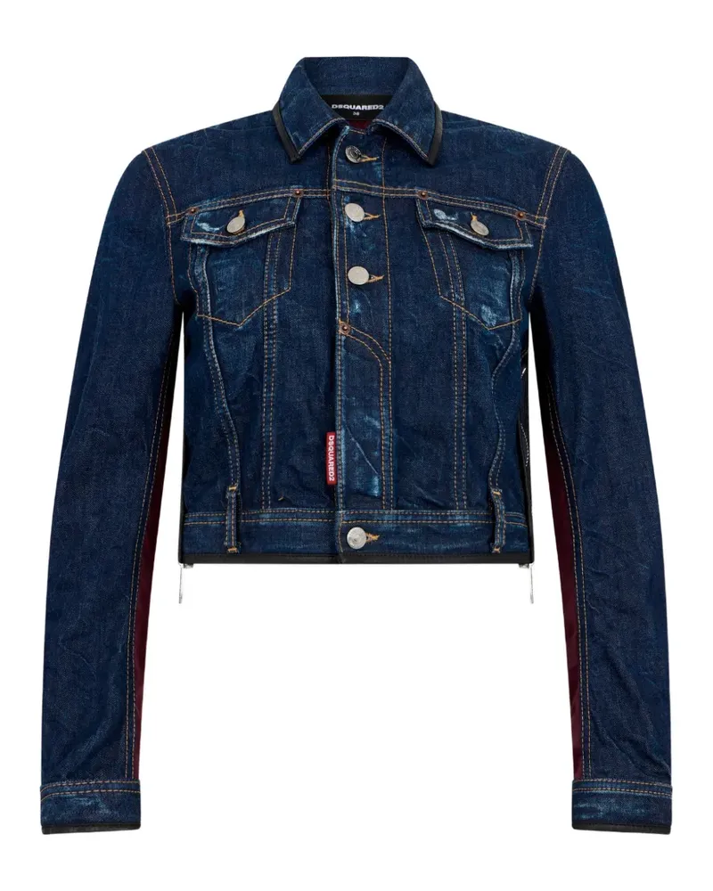 Dsquared2 Dunkle Bomberjacke - Blau Blau
