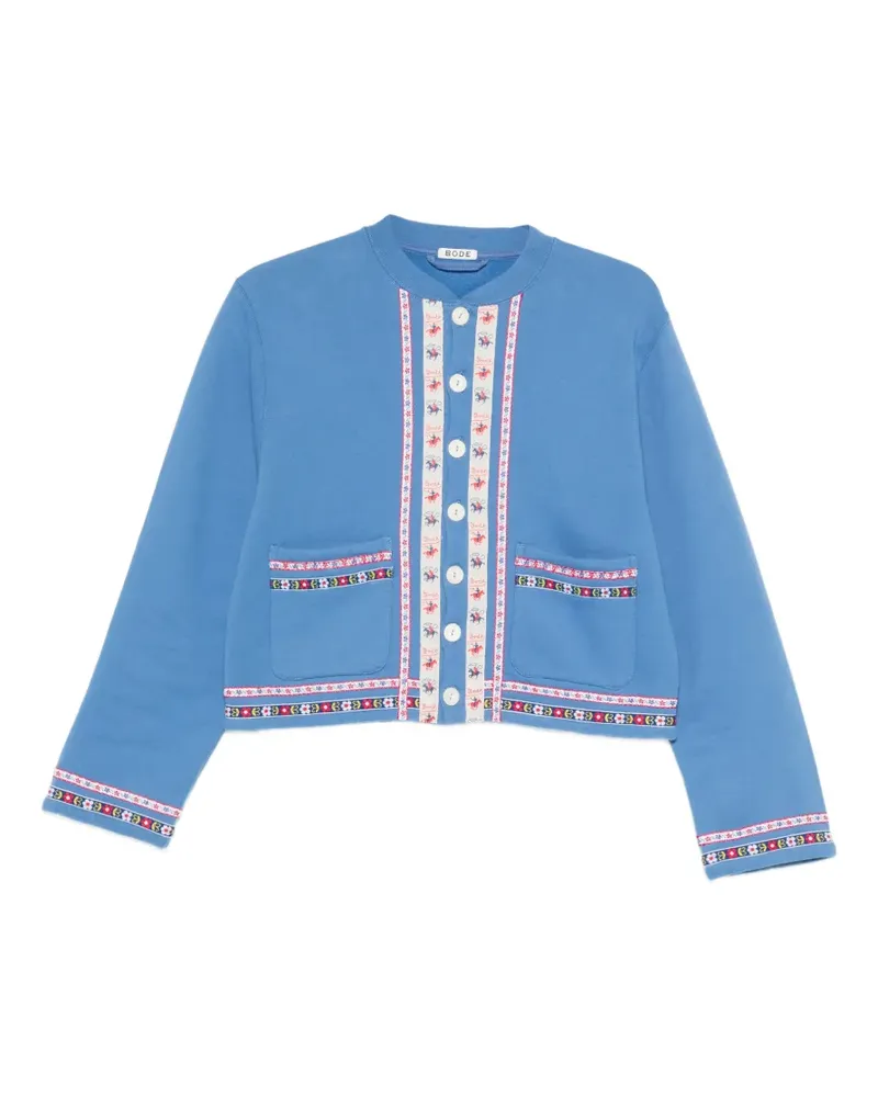 BODE Cardigan mit Schleifen - Blau Blau