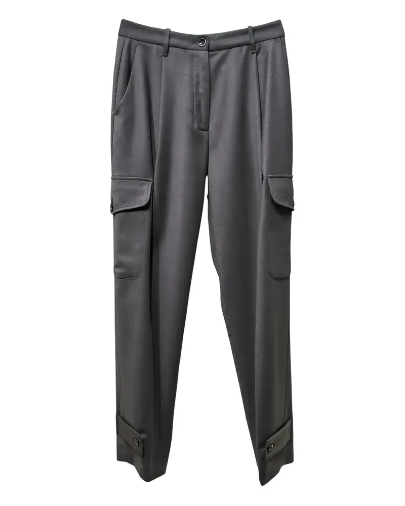 nine:inthe:morning wool cargo trousers - Grau Grau