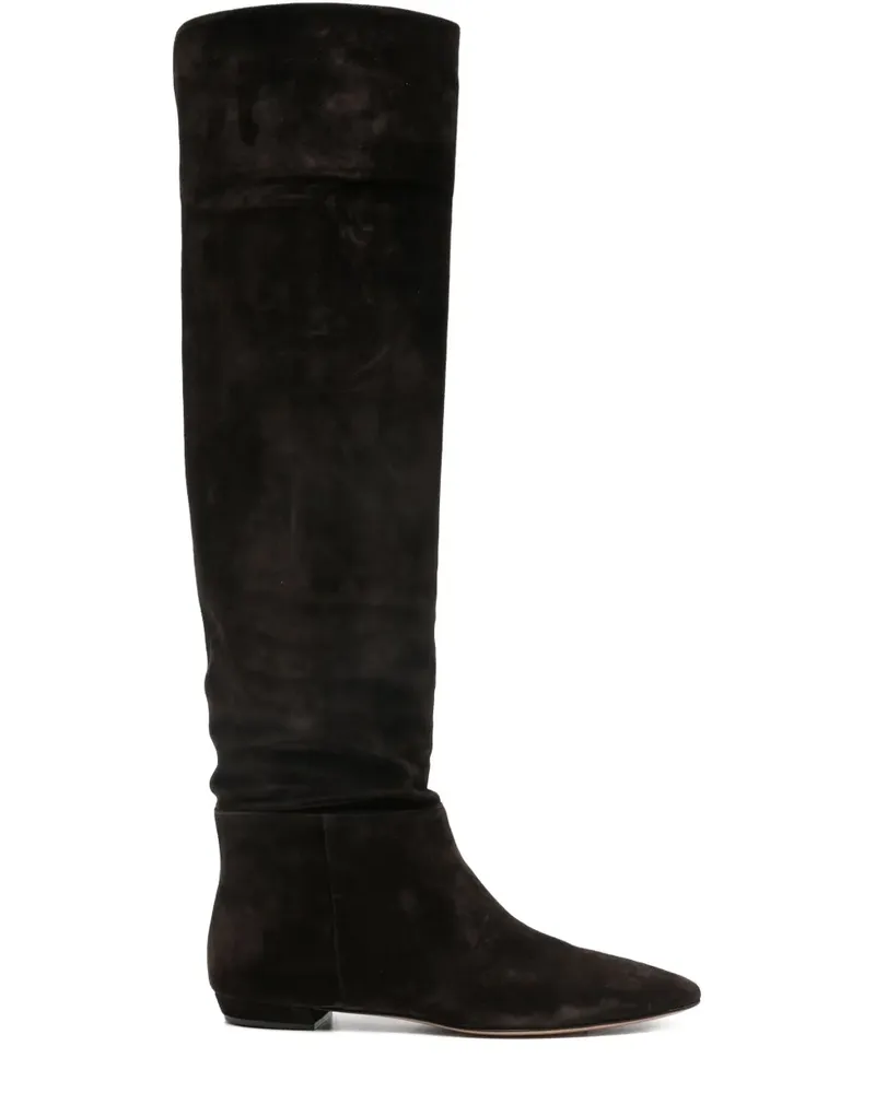 Gianvito Rossi suede boots - Braun Braun