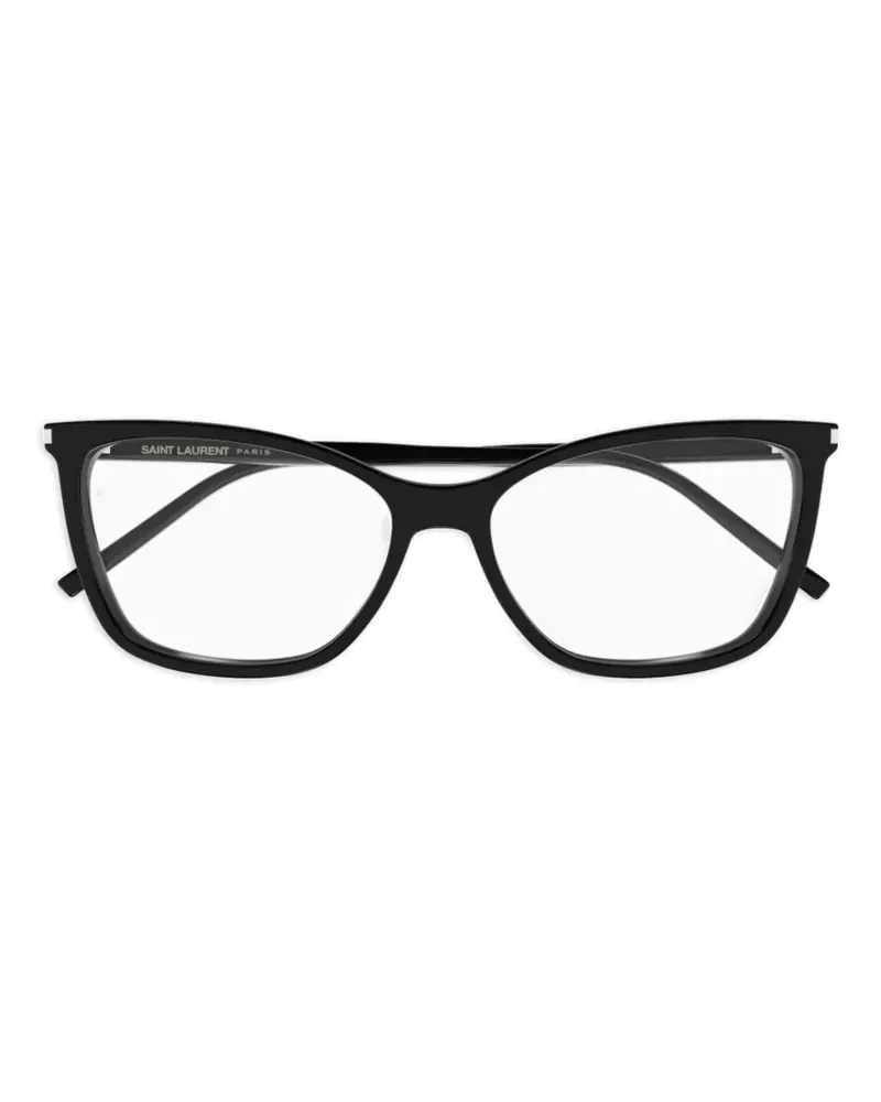 Saint Laurent Brille im Cat-Eye-Design - Schwarz Schwarz