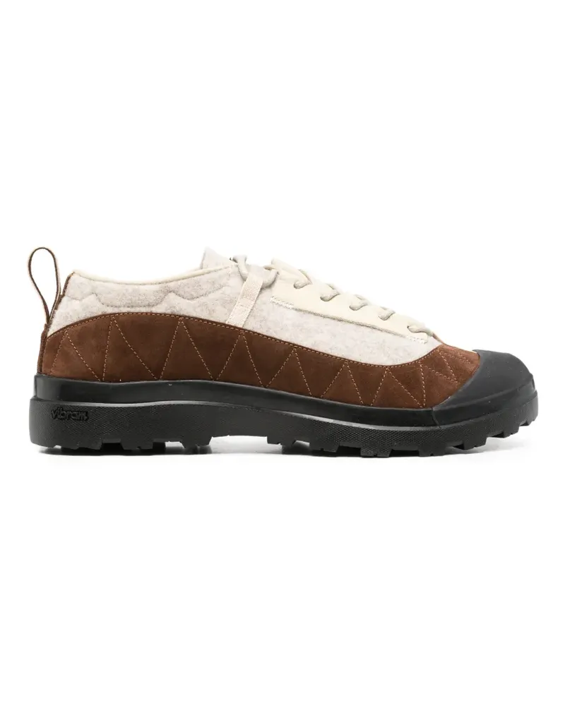 RANRA Sneakers mit Zickzackmuster - Nude Nude