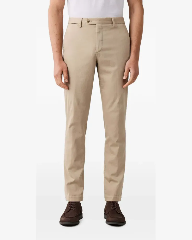 Hackett Kensington Hose mit schmalem Schnitt - Nude Nude