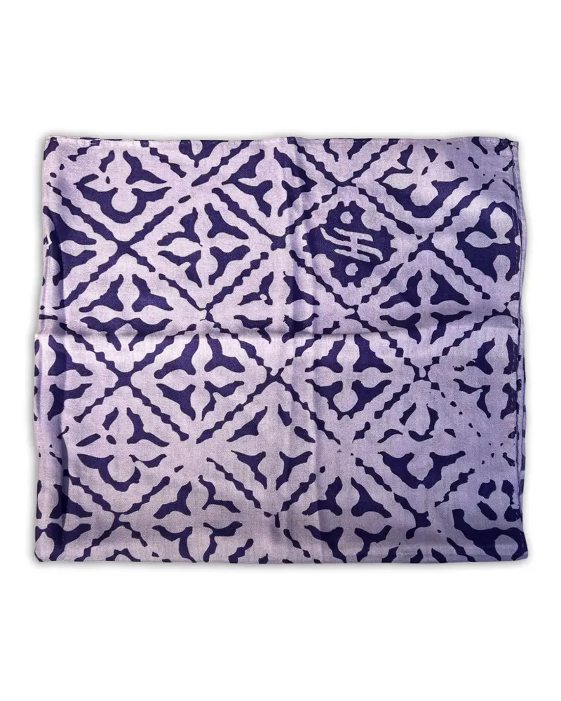Friendly Hunting patterned scarf - Violett Violett