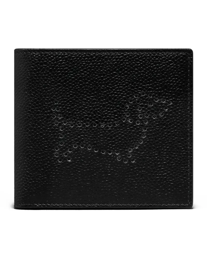 Thom Browne Portemonnaie mit Hector-Motiv - Schwarz Schwarz