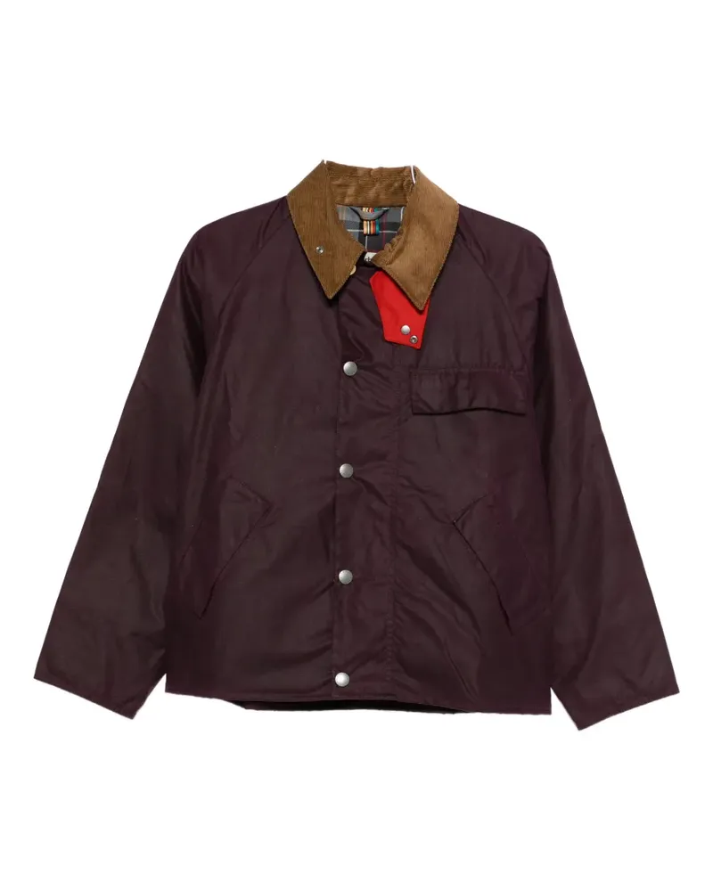 Barbour x Paul Smith Hemdjacke mit gewachstem Effekt - VINACCIO Vinaccio