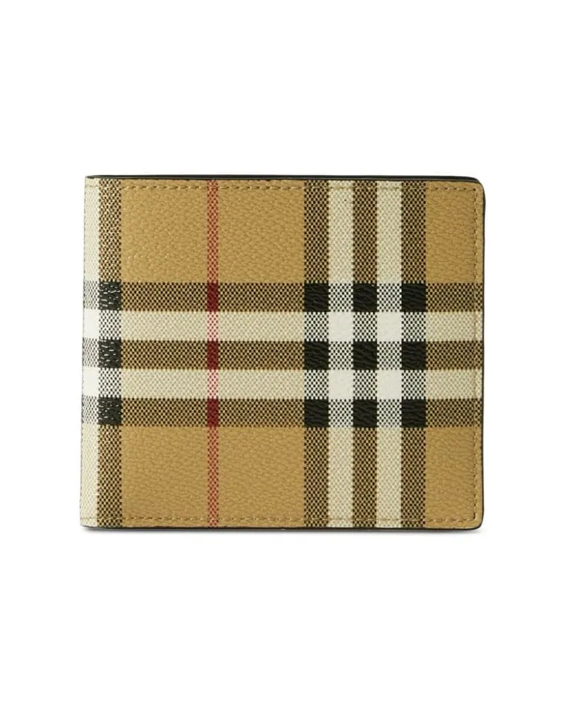 Burberry Portemonnaie mit Vintage-Check Nude