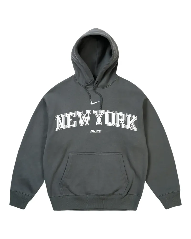 PALACE x Nike New York hoodie - Grau Grau