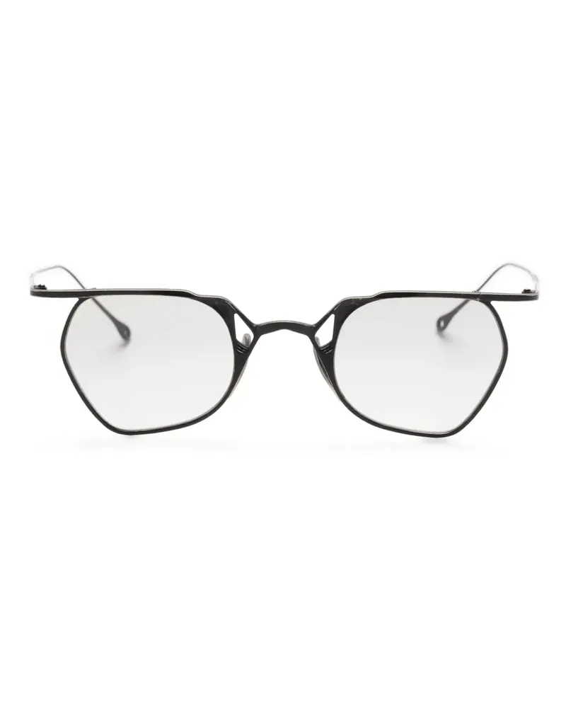 RIGARDS x The Viridi Anne Sonnenbrille mit geometrischem Gestell - Schwarz Schwarz
