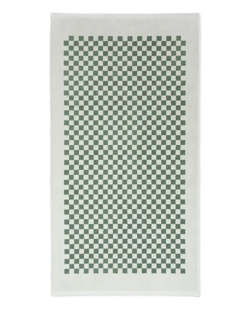 Baina Roman checkered pool towel - Grün Grün