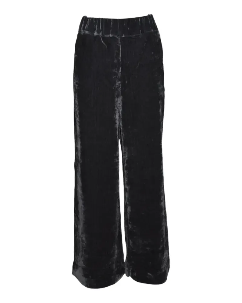 JcSophie velvet wide-leg palazzo pants - Schwarz Schwarz