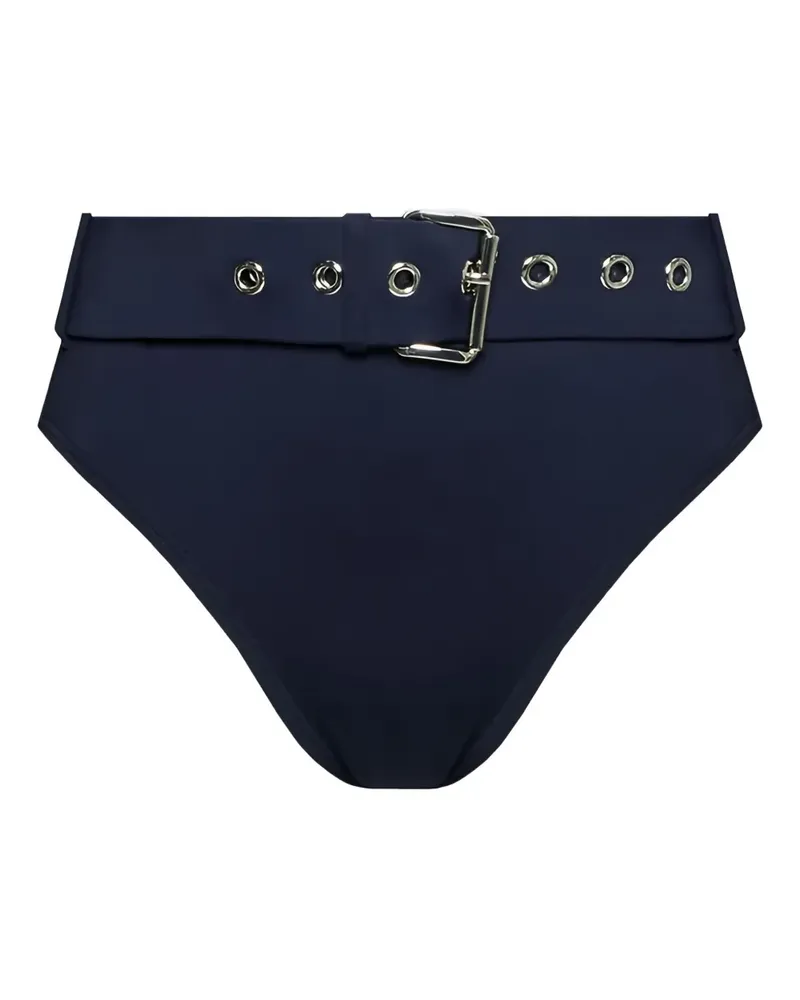 Michael Kors Gürtel-Bikinihöschen mit Ösendetail - Blau Blau