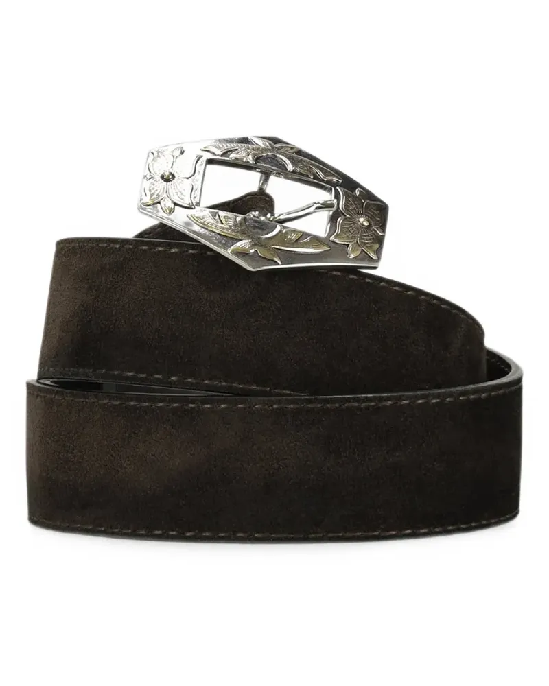 Fortela Yuchi suede belt - Braun Braun
