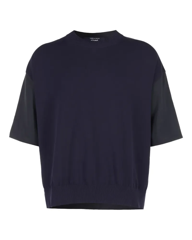 Comme des Garçons panelled crew-neck T-shirt - Schwarz Schwarz