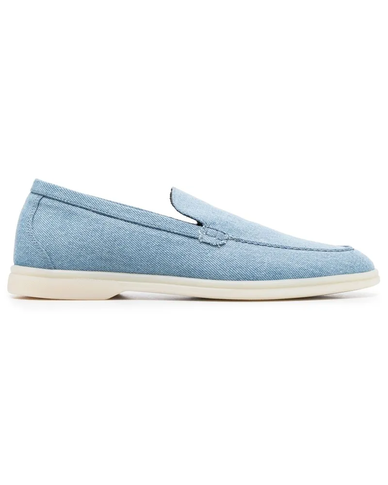 Scarosso Loafer mit mandelförmiger Kappe - Blau Blau