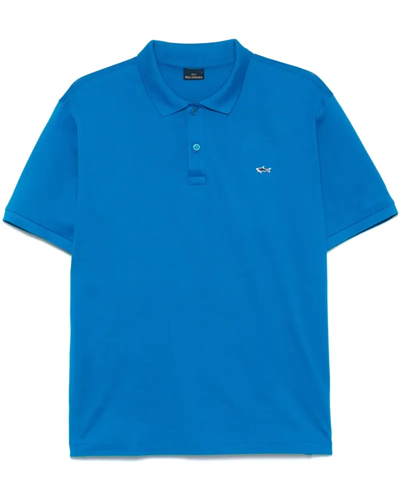 Paul & Shark Poloshirt aus Piqué - Blau Blau