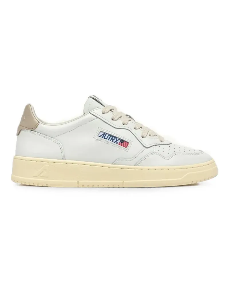 AUTRY Perforierte Medalist Sneakers - Weiß Weiß