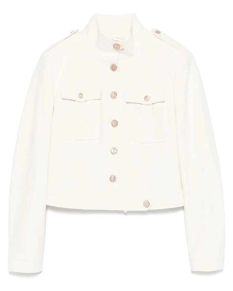 Tom Ford Cropped-Jacke mit Stehkragen - Nude Nude