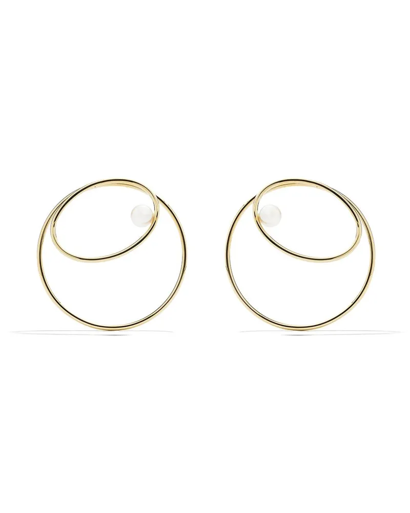 TASAKI 18kt Nacreous Gelbgoldohrringe mit Akoya-Perle Gold