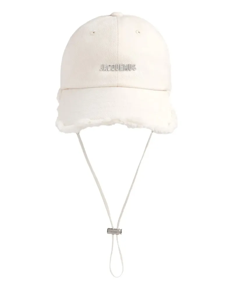 Jacquemus Artichaut logo-plaque baseball cap - Nude Nude