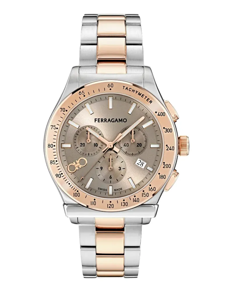 Ferragamo 1927 Chrono 42mm watch - Nude Nude
