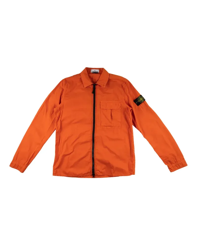 Stone Island zip pocket jacket - Orange Orange