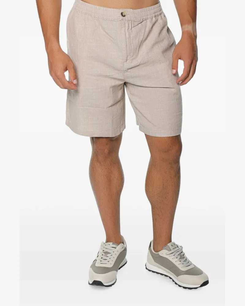 Ted Baker linen-blend shorts - Nude Nude