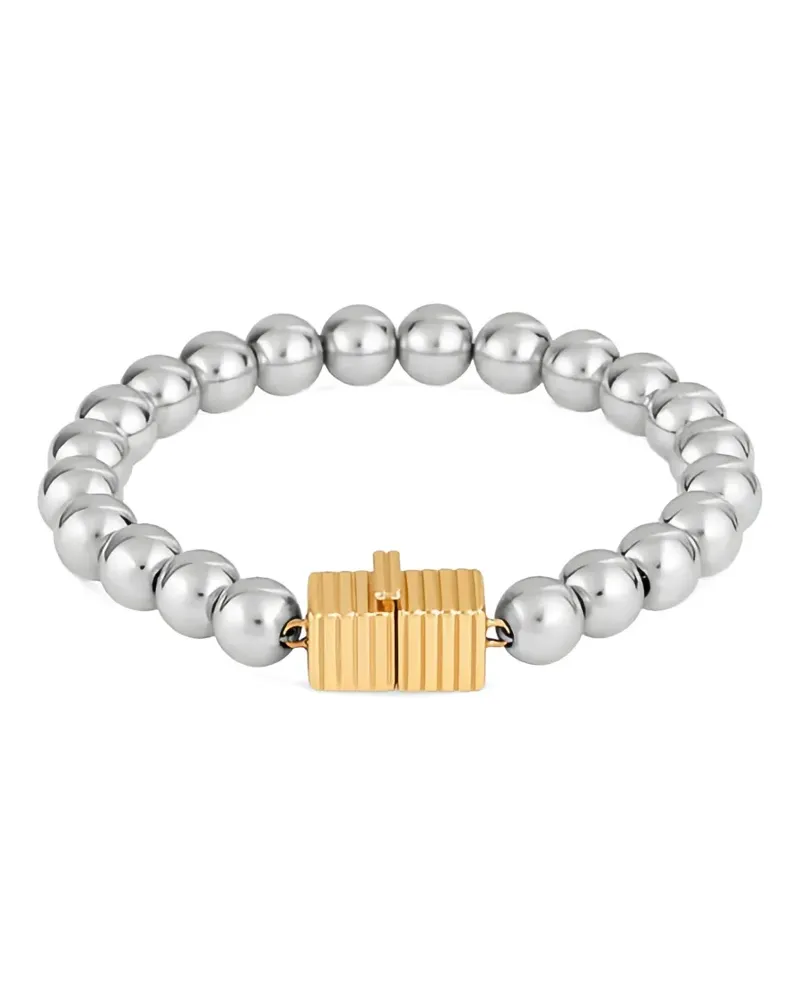 IVI Collection Kelly metal bead bracelet - Silber Silber